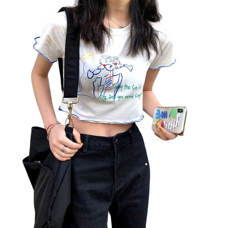 Casual Harajuku Fashion T-Shirt - T-shirts
