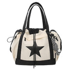 Casual Large Capacity Tote Bag White Shoptery