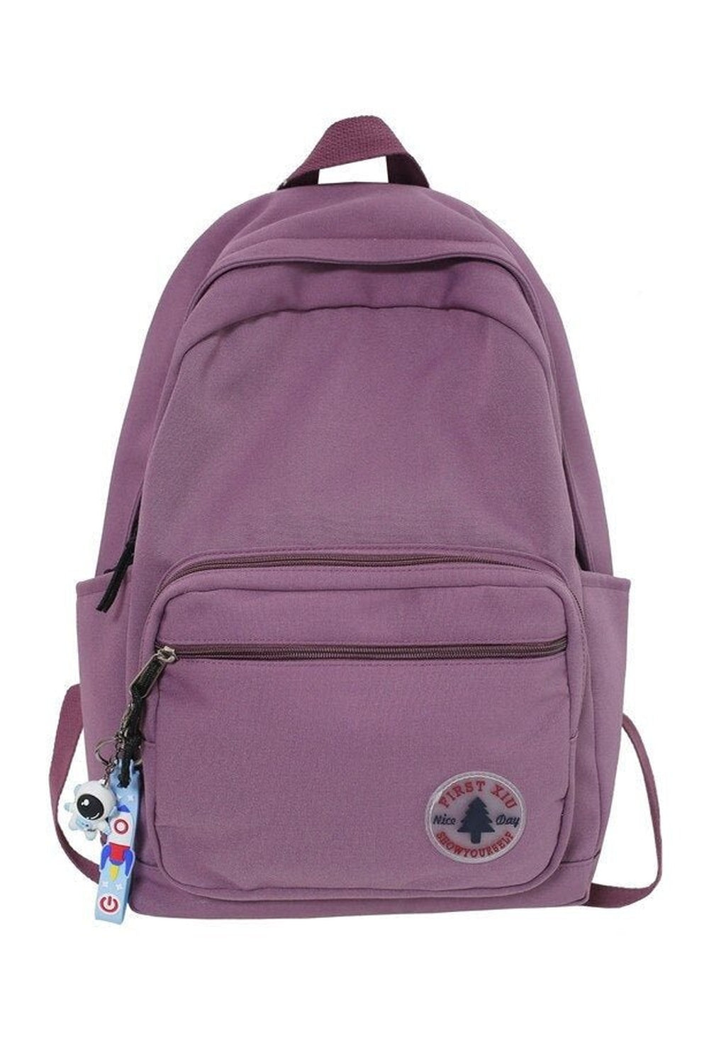 Casual Nylon College Backpack - Backpacks