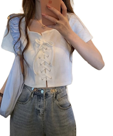 Casual Simple Top - Crop Tops