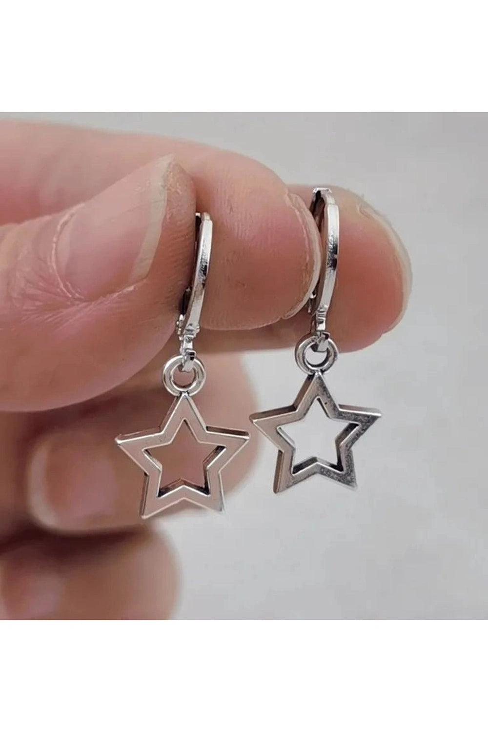 Y2k Celestial Charm Hoops Earrings Shoptery