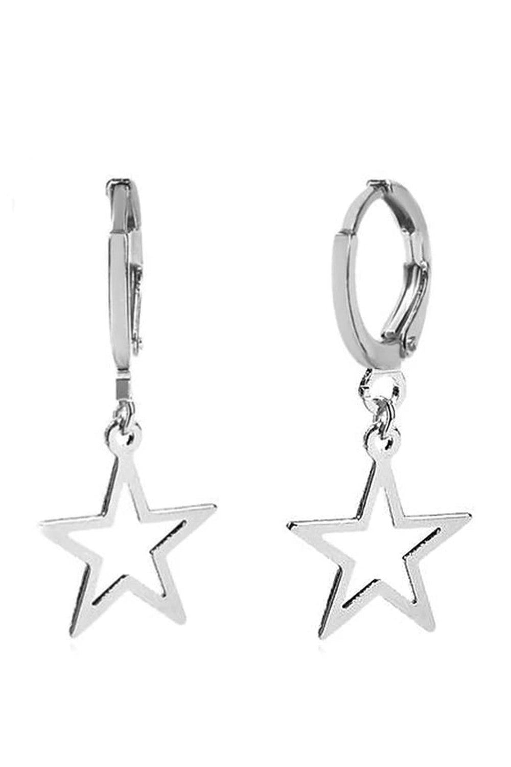 Y2k Celestial Charm Hoops Earrings A Shoptery