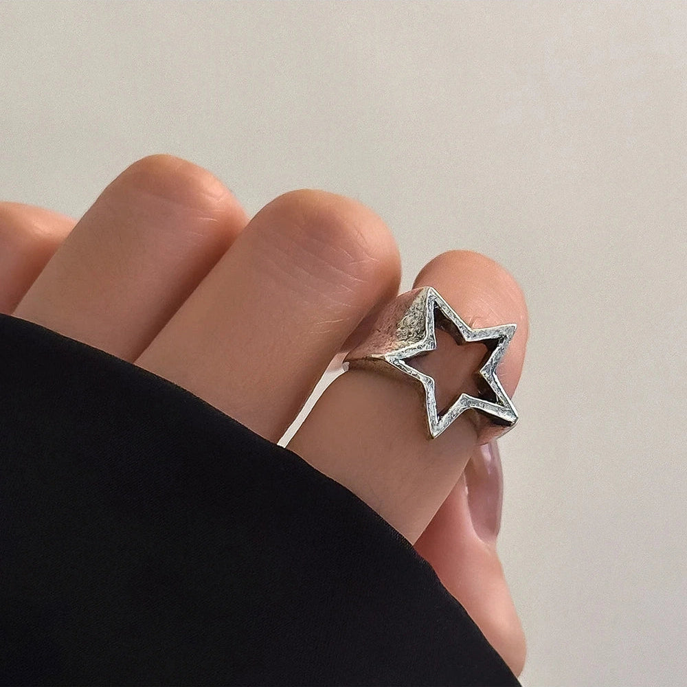 Alt Celestial Silver Starlet Ring silver color Shoptery