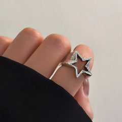 Alt Celestial Silver Starlet Ring silver color Shoptery