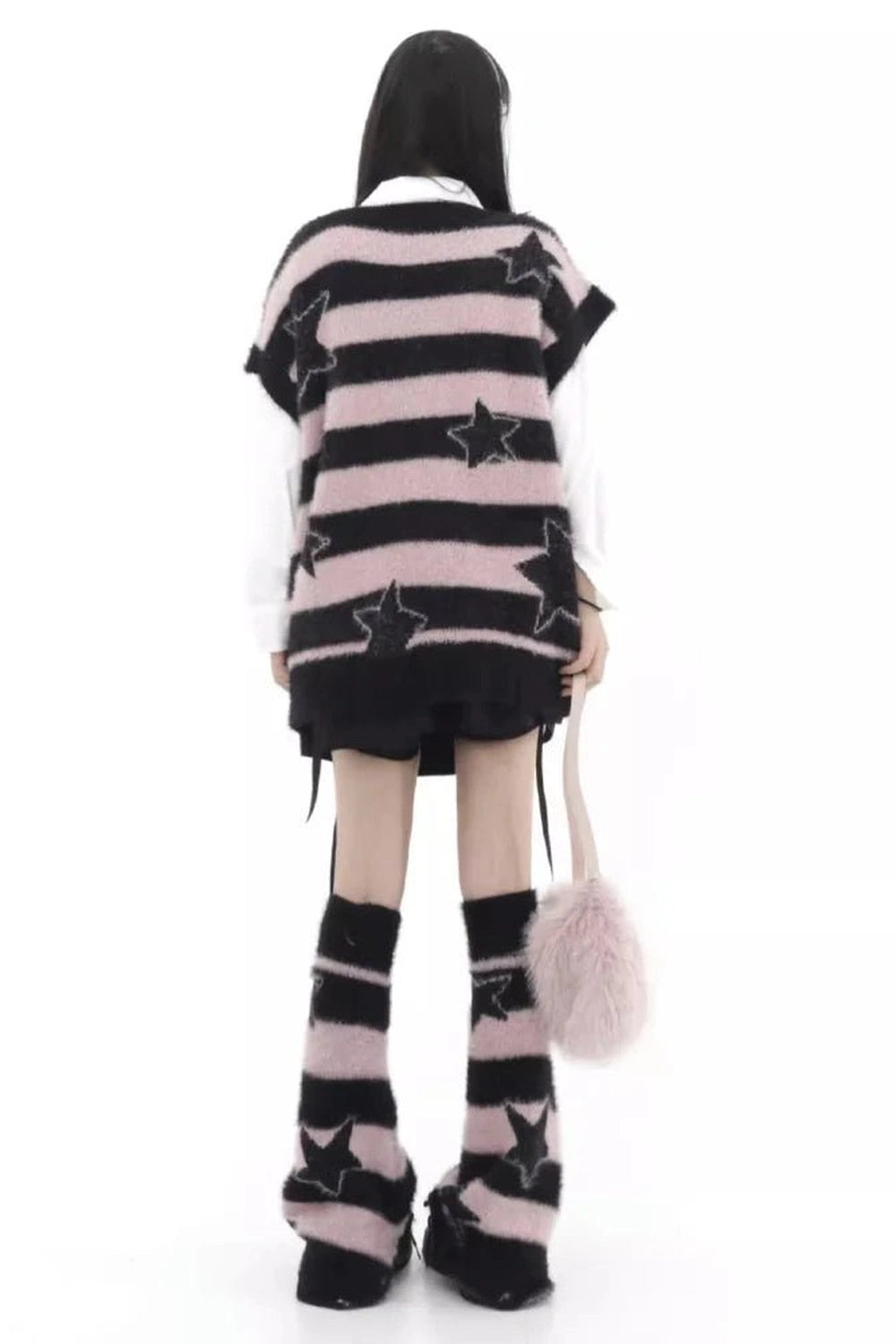 Fall Celestial Stripe Oversized Sweater Shoptery