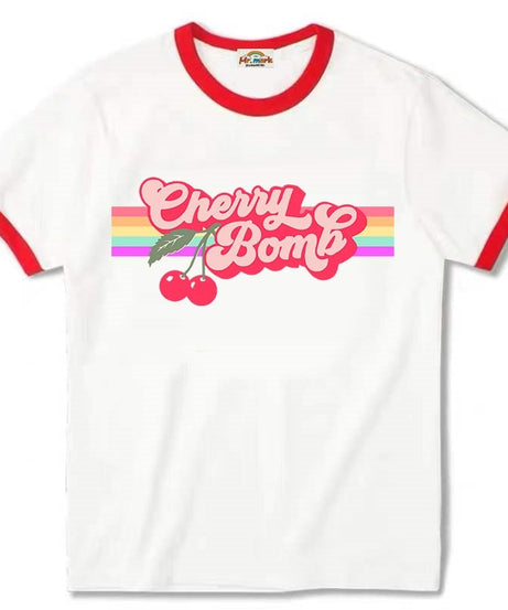 Cherry Bomb Aesthetic T-shirt - T-shirts