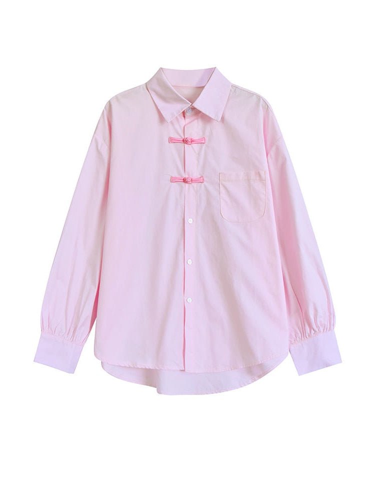 Chinese Loose Y2K Blouse - Blouses