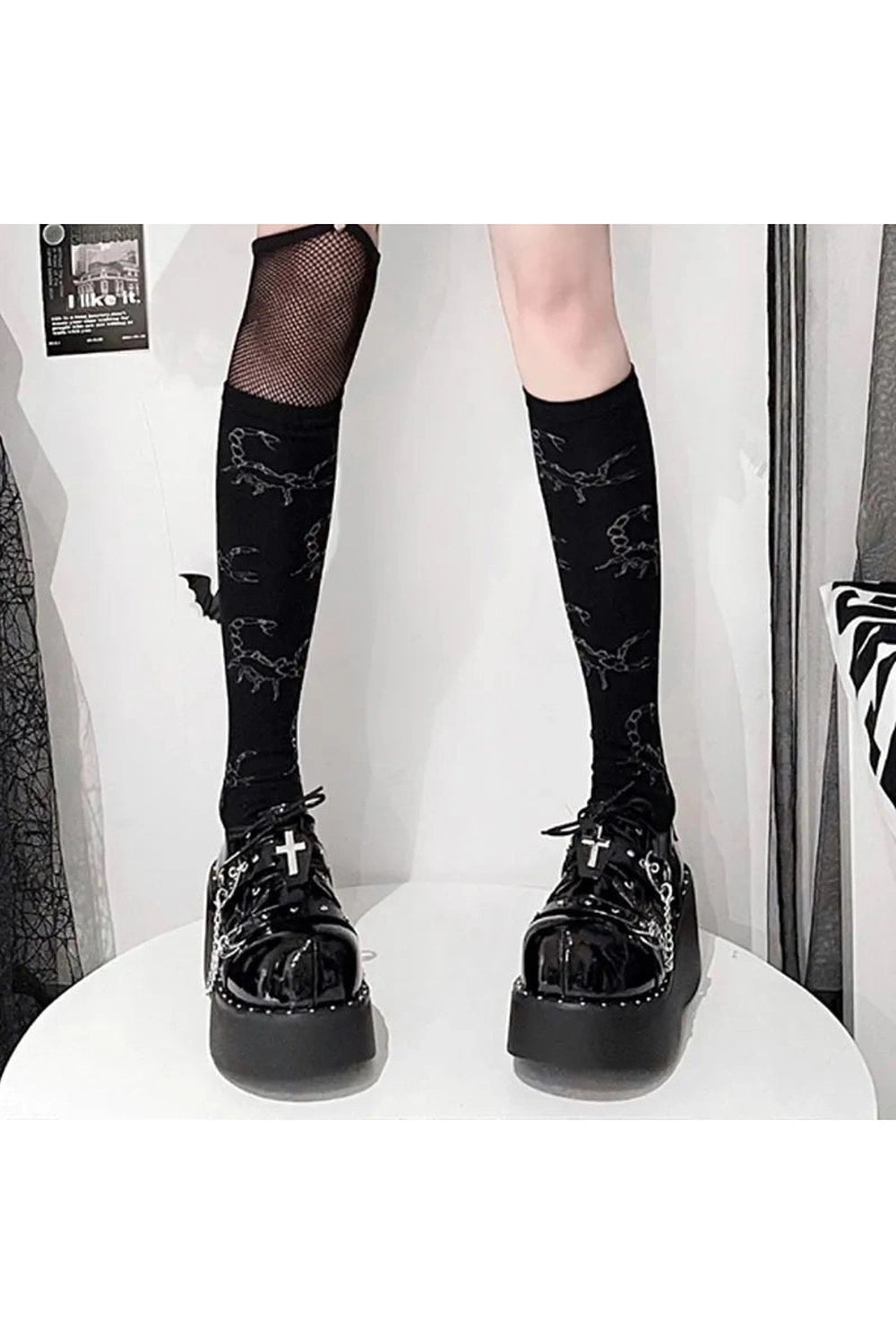 Chunky Mary Jane Platform Boots Shoptery