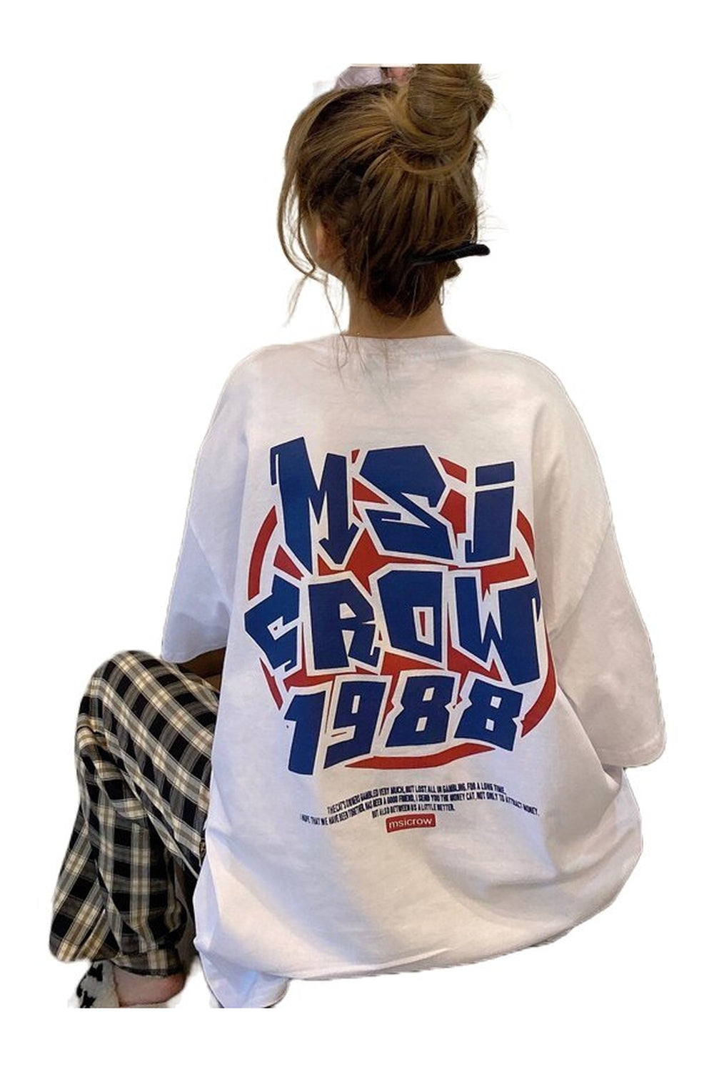 Collage Style 90s T-Shirt white Shoptery