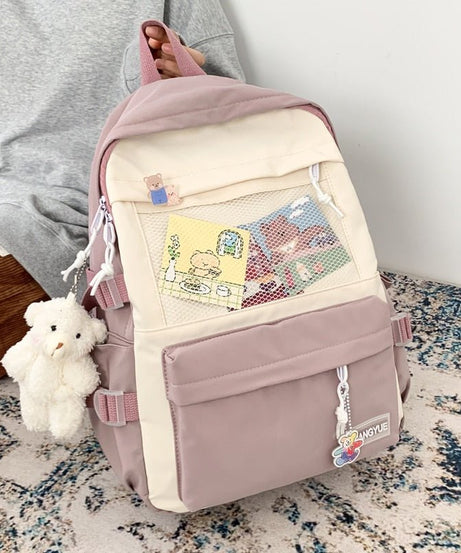 College Fashion Pastel Backpack - Backpacks