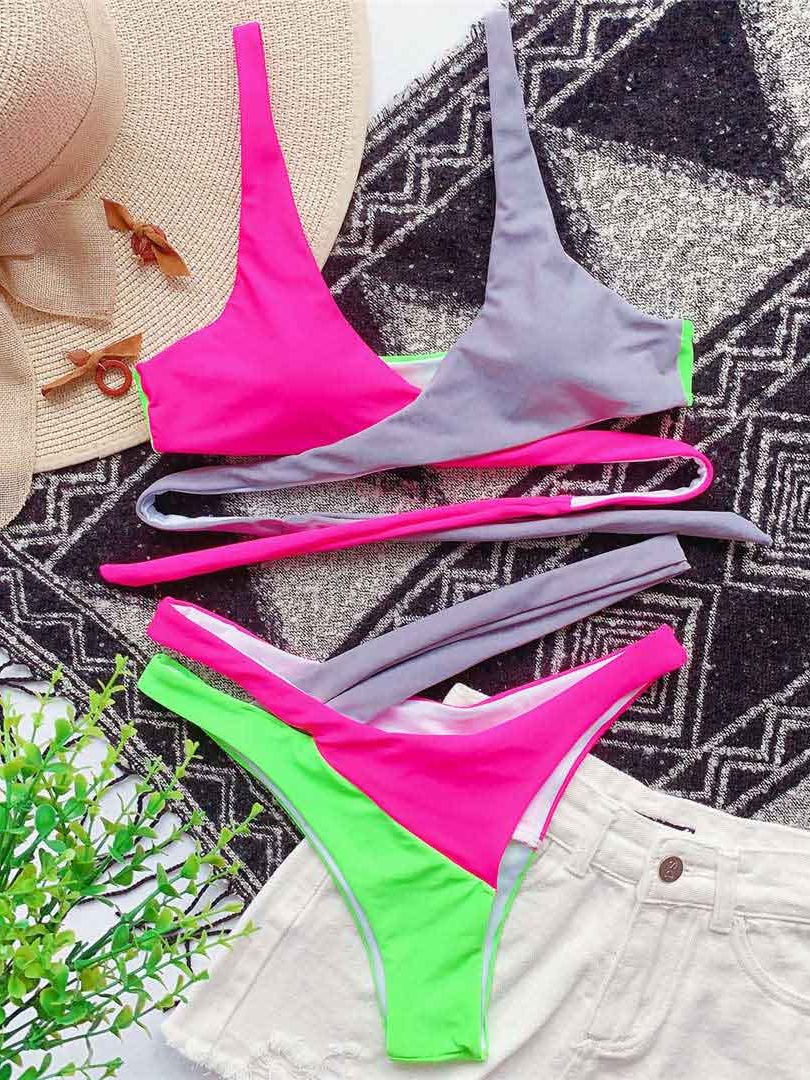 Contras Colors Baddie Swimsuit - Swimsuits