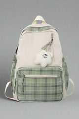 Coquette Girl Lattice Travel Backpack green Shoptery