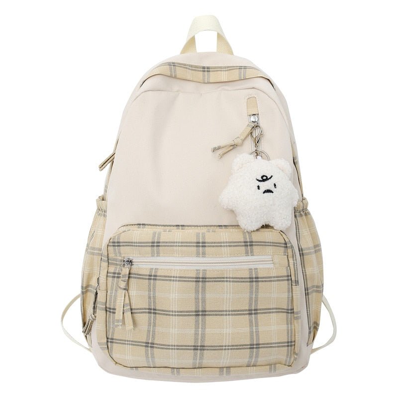 Coquette Girl Lattice Travel Backpack - Backpacks
