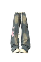 Y2k Cosmic Trek Cargo Pants Shoptery