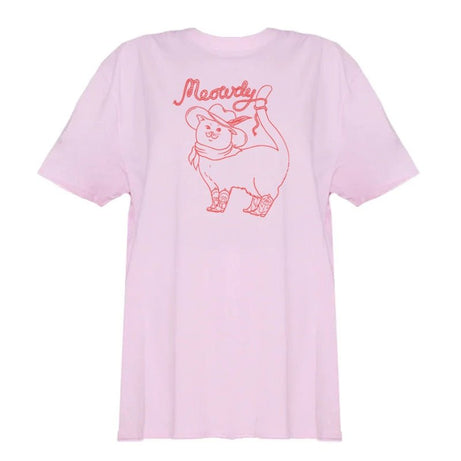 Cowboy Cat Graphic T-shirt - T-shirts