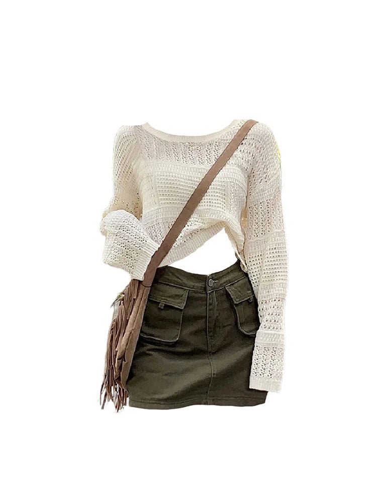 Cozy Couture Knit & Olive Mini -