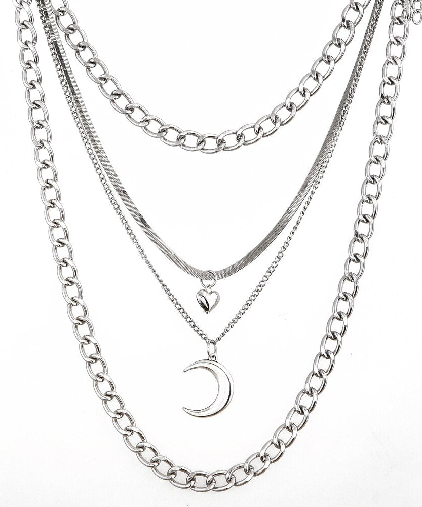 Crescent Gothic Necklace - Necklaces