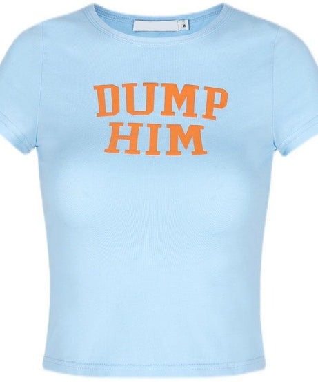 Crop Top "DUMP HIM" - Crop Tops