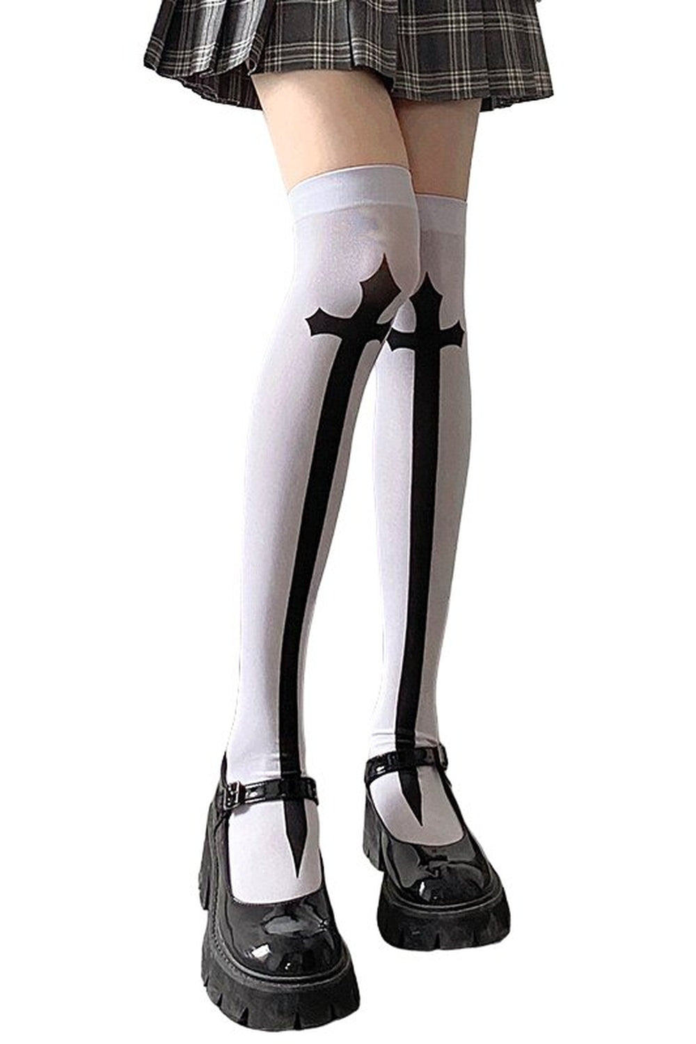 Cross Cosplay Stockings - Socks