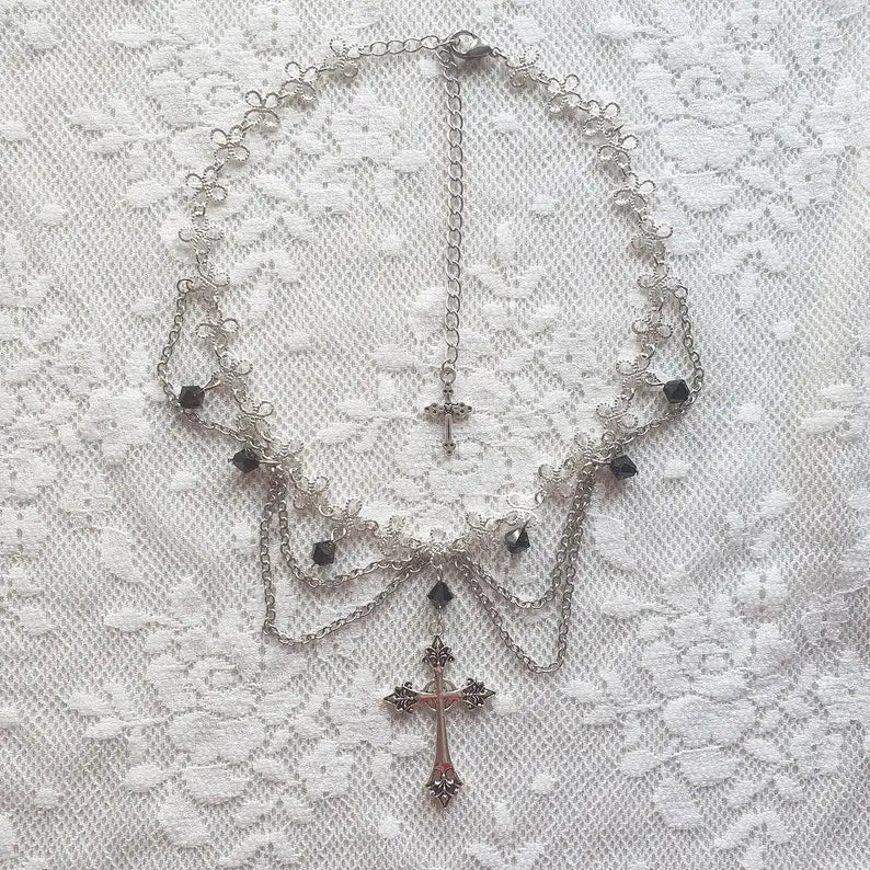 Cross Princess Gothic Rosary -