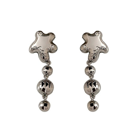 Crystal Pentagram Earrings - Earrings