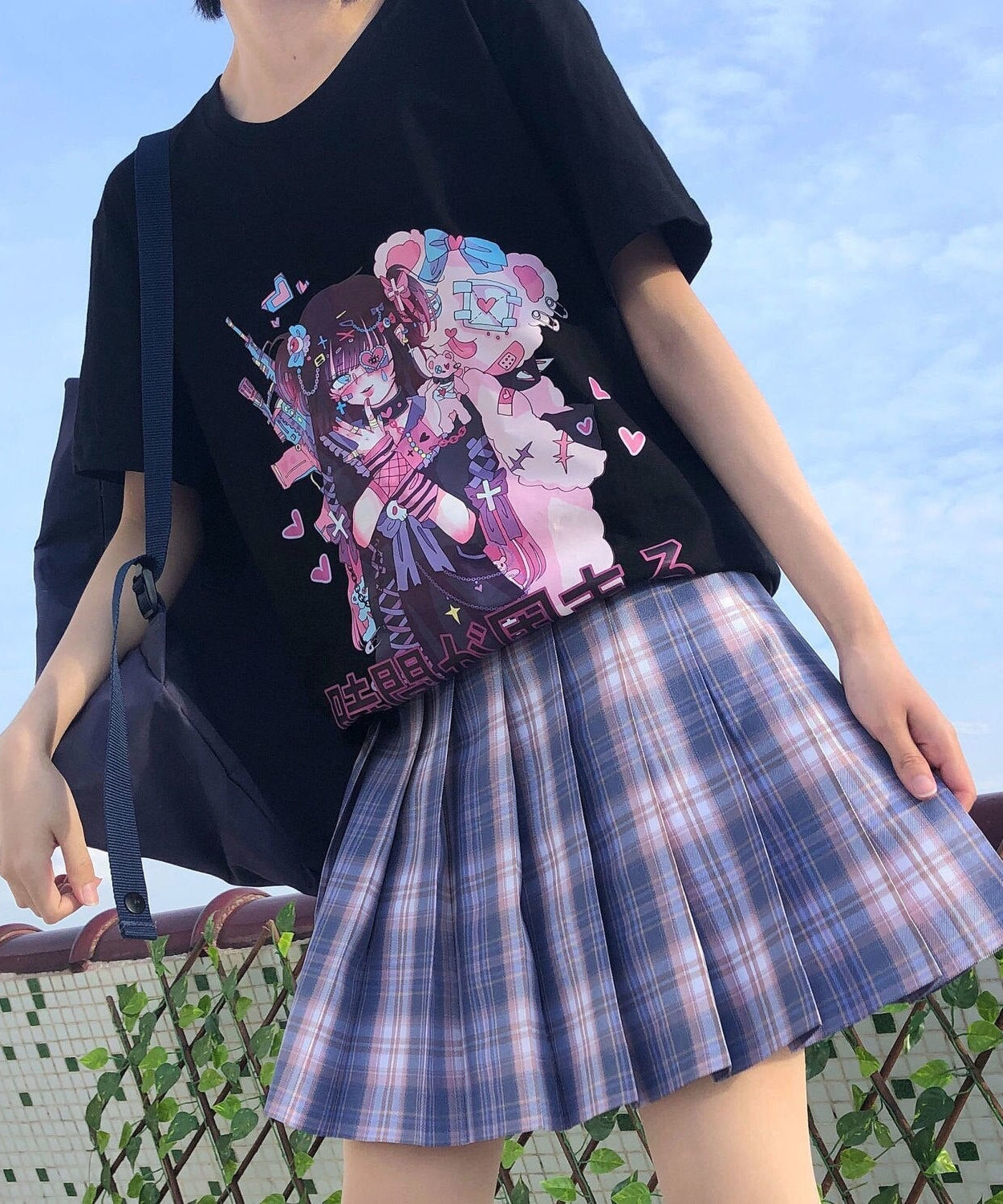 Cute Anime Gothic T-shirt - T-shirts