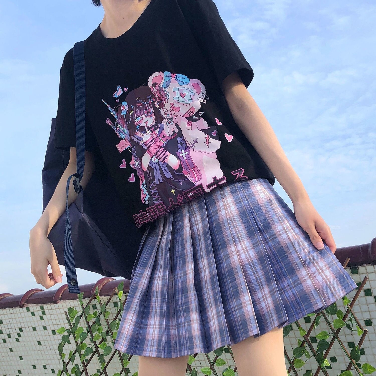 Cute Anime Gothic T-shirt - T-shirts