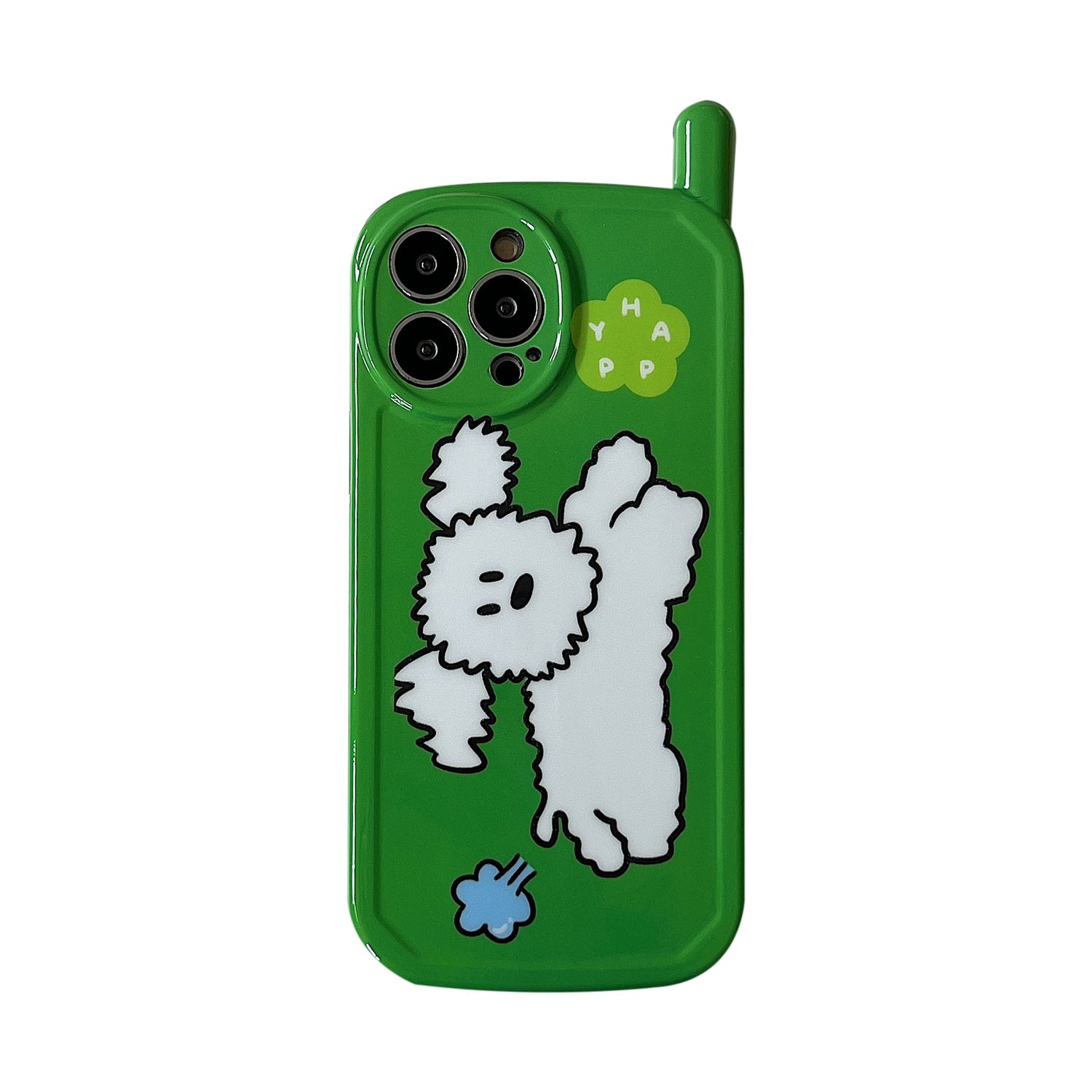 Cute Green Dog Phone Case - iPhone Cases