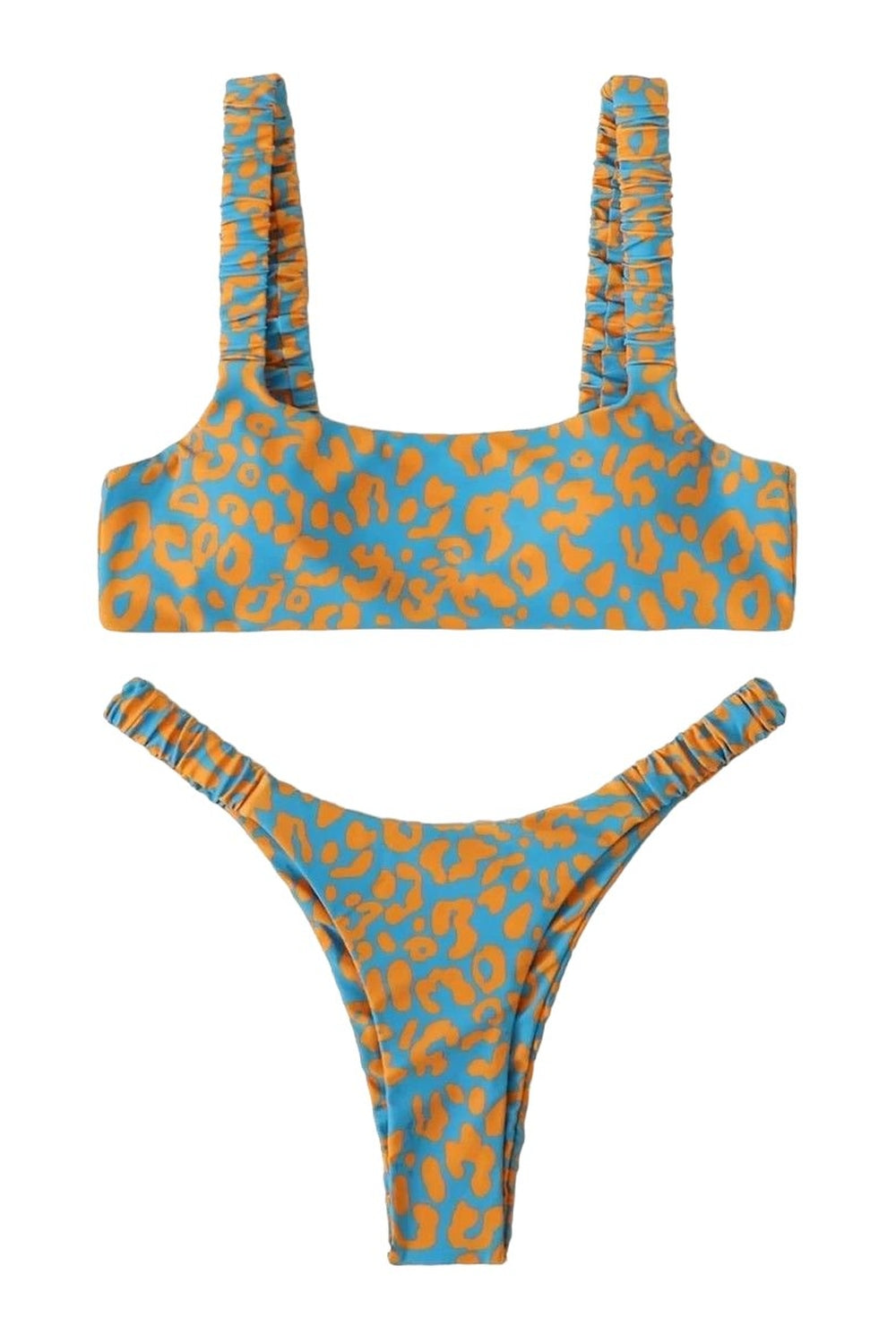 Cute Leopard Aesthetic Swimsuit - Swimsuits