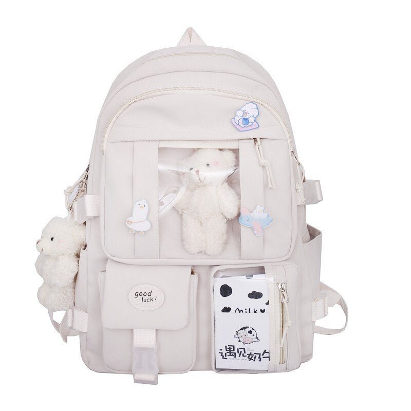 Cute Waterproof Student Backpack - Backpacks