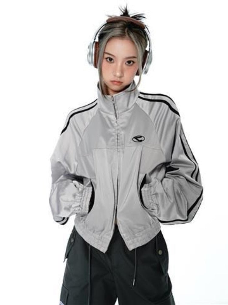 Cyber Y2k Aesthetic Jacket - Coats & Jackets