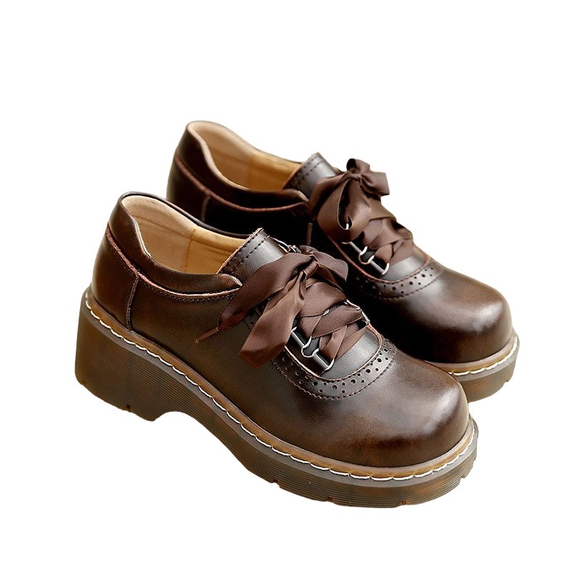 Dark Academia Oxford Shoes - Shoes
