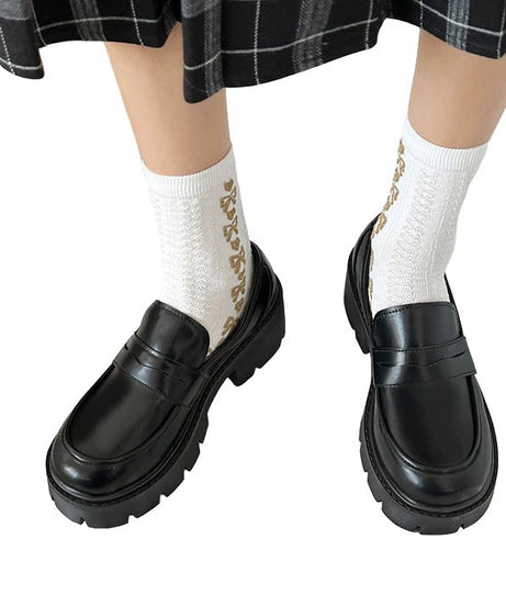 Dark Academia Platform Shoes - Shoes