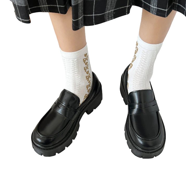 Dark Academia Platform Shoes - Shoes