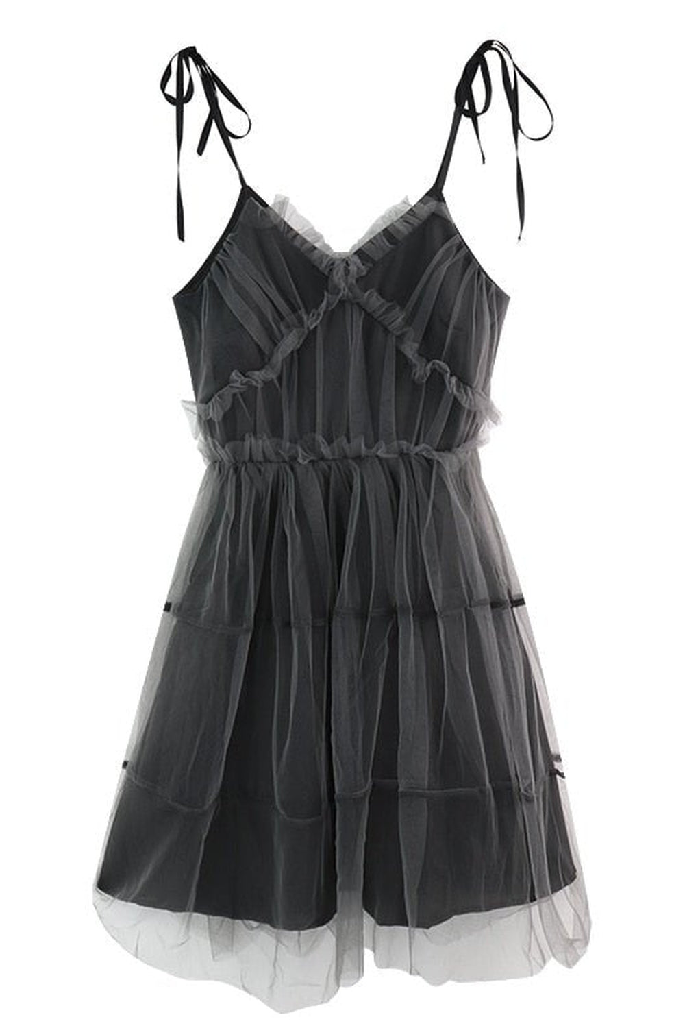 Dark Goth Elegant Dress - Dresses