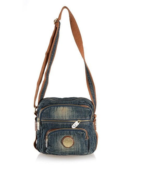 Denim Crossbody Handbag - Handbags