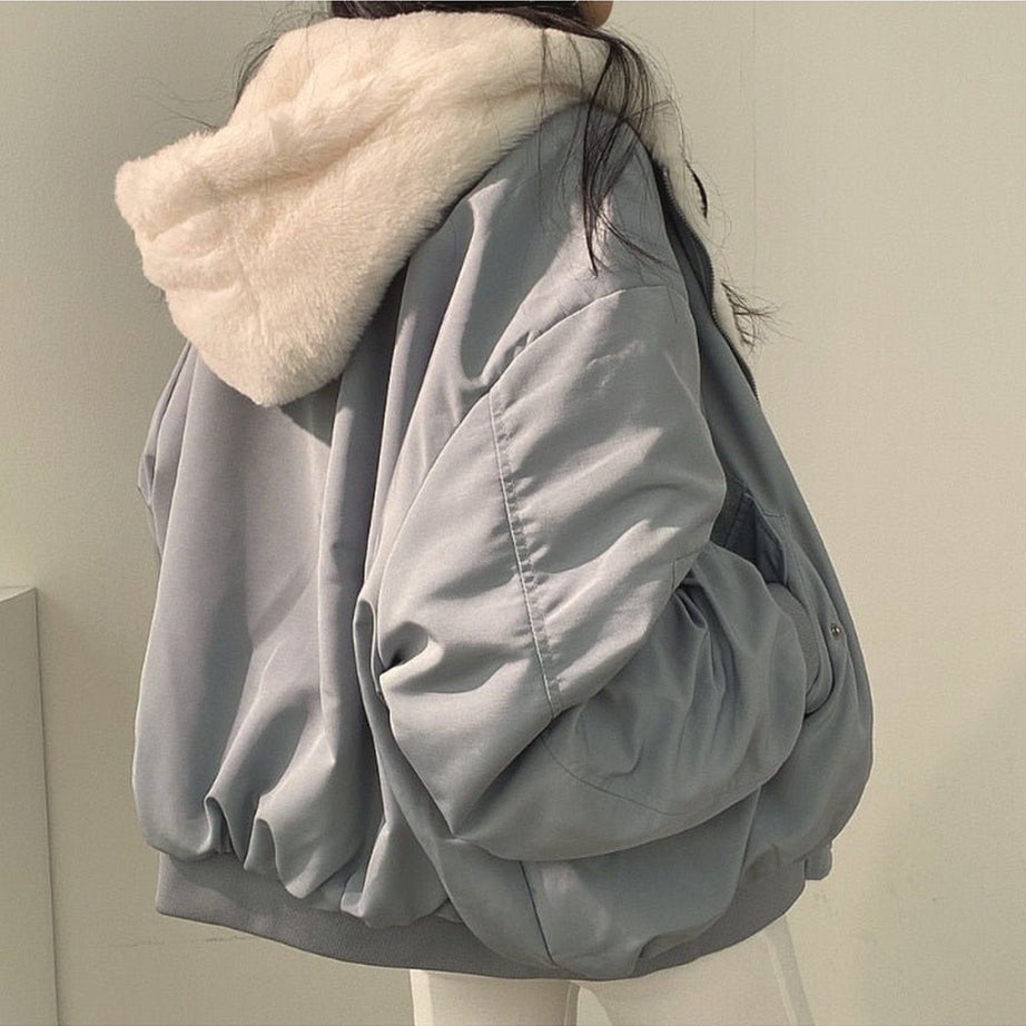 Aesthetic Double-layer Winter Jacket Shoptery