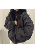 Jacket – Aesthetic Double-layer for Visual Appeal – Statement Piece black parkas Shoptery
