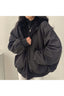 Jacket – Aesthetic Double-layer for Visual Appeal – Statement Piece black parkas Shoptery