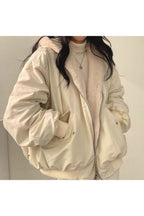 Jacket – Aesthetic Double-layer for Visual Appeal – Statement Piece apricot parkas Shoptery