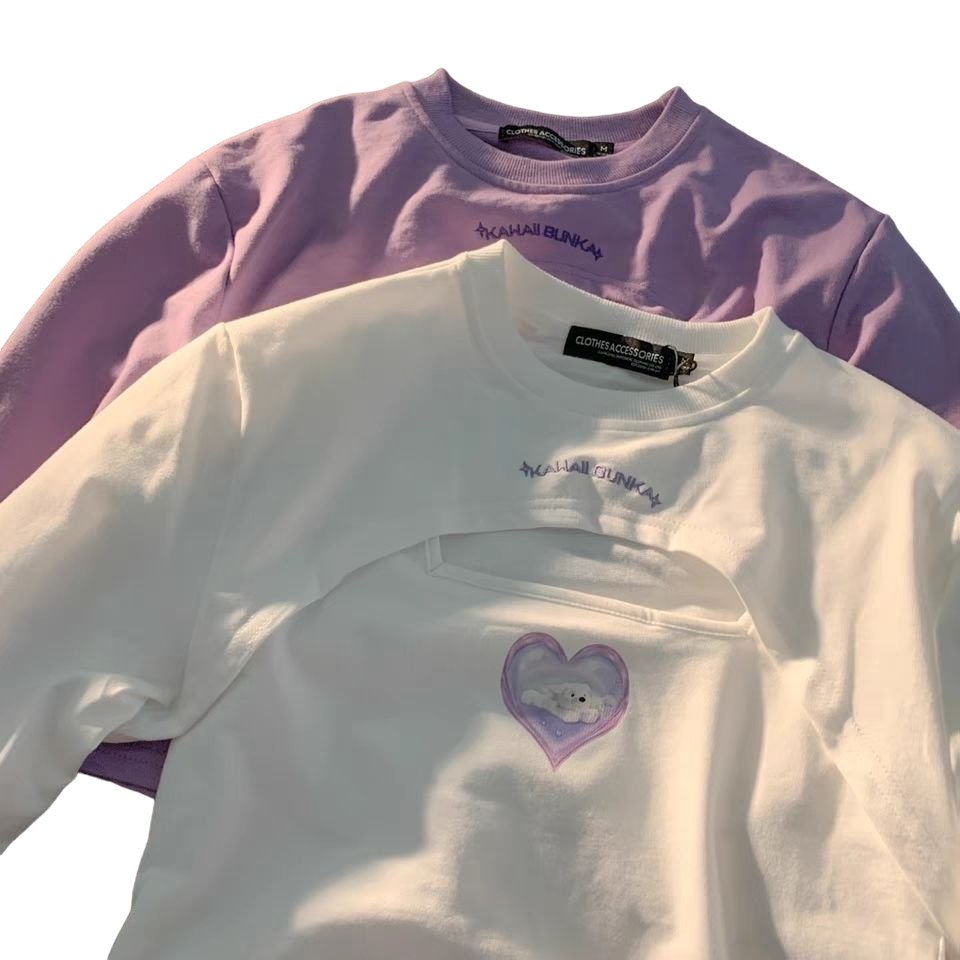 Dreamcore Pastel Design Two Piece T-shirt - T-shirts