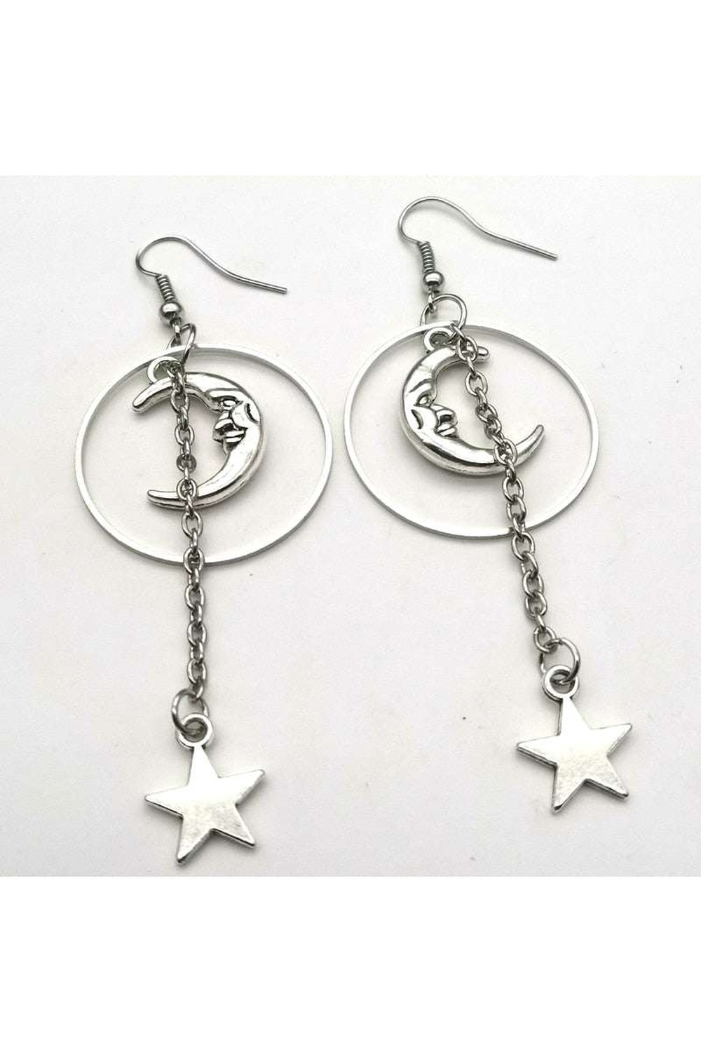 Egirl Moon and Stars Earrings - Earrings