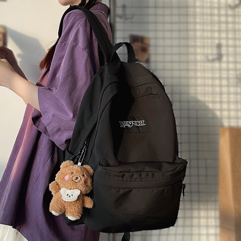 Egirl Student Cute Waterproof Backpack - Backpacks