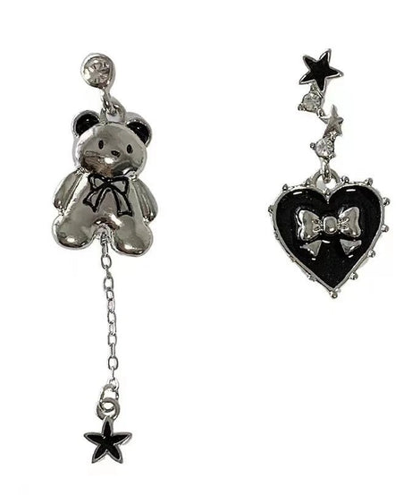 Enchanted Noir Charm Earrings -