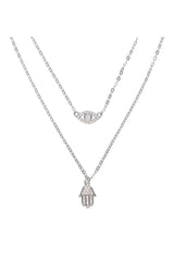 Aesthetic Evil Eye Necklace Shoptery