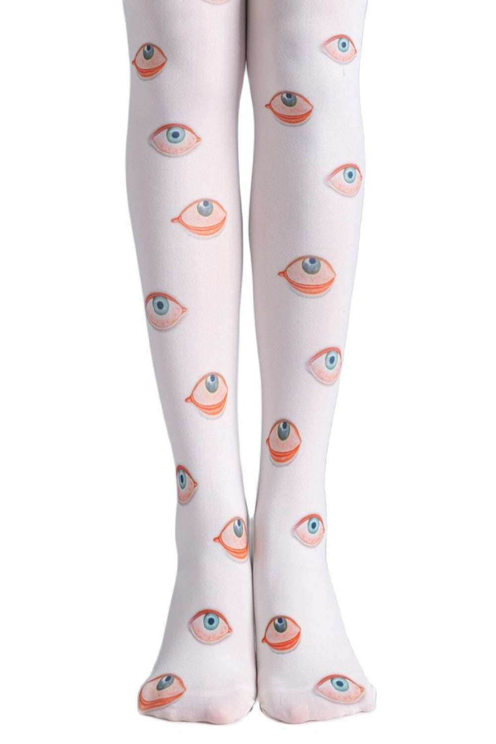 Weirdcore Eye Print Pantyhose Leggings Stockings Shoptery