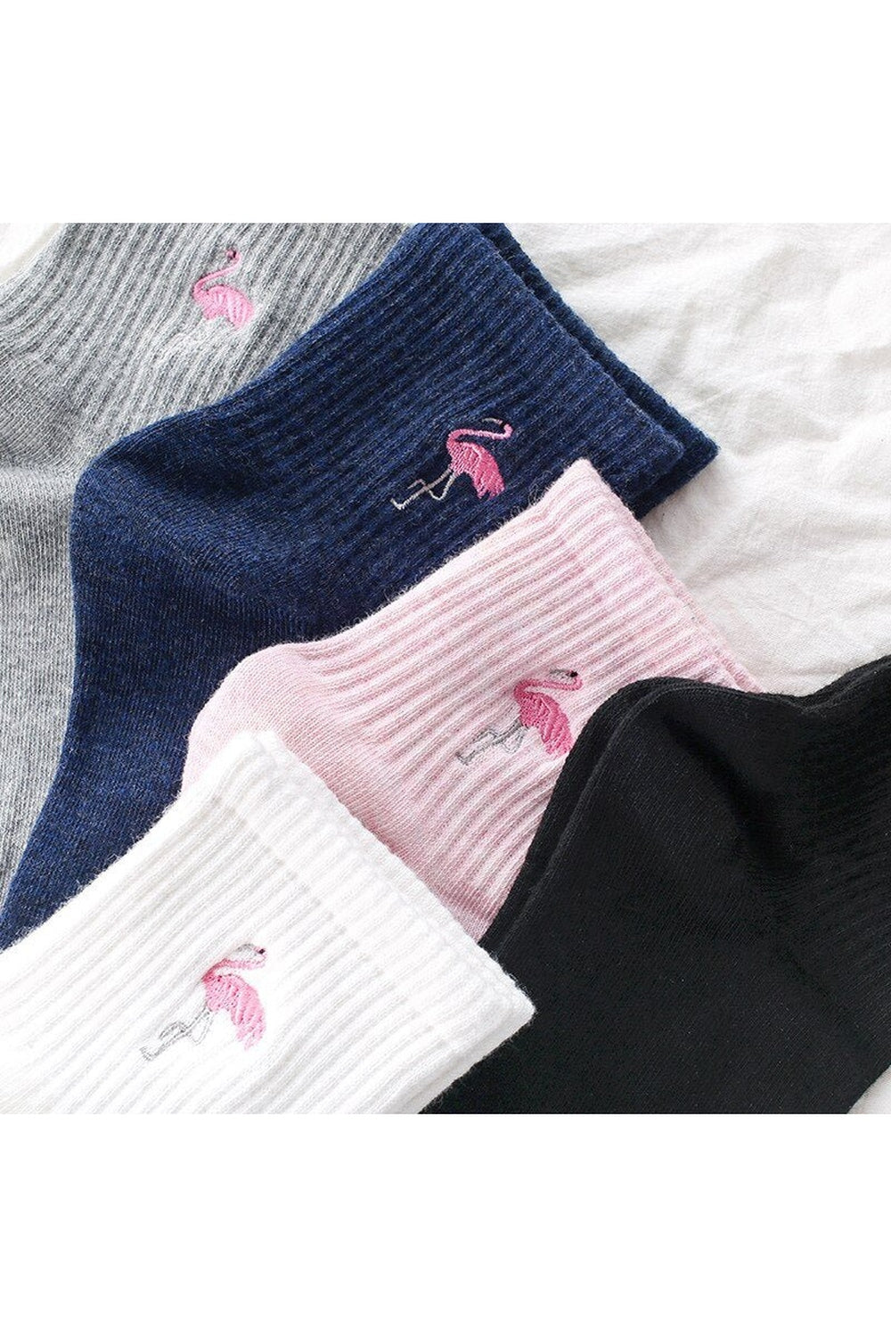 Flamingos Funny Socks - Socks