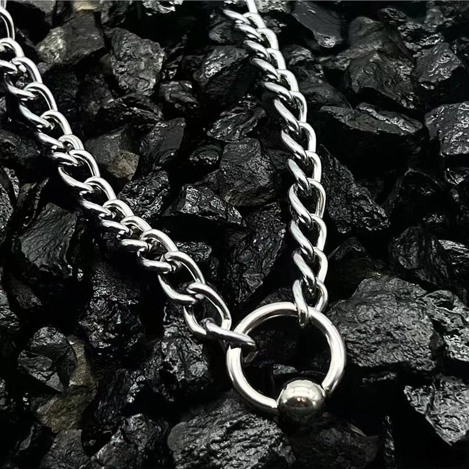 Edgy Geometric Choker Necklace Shoptery