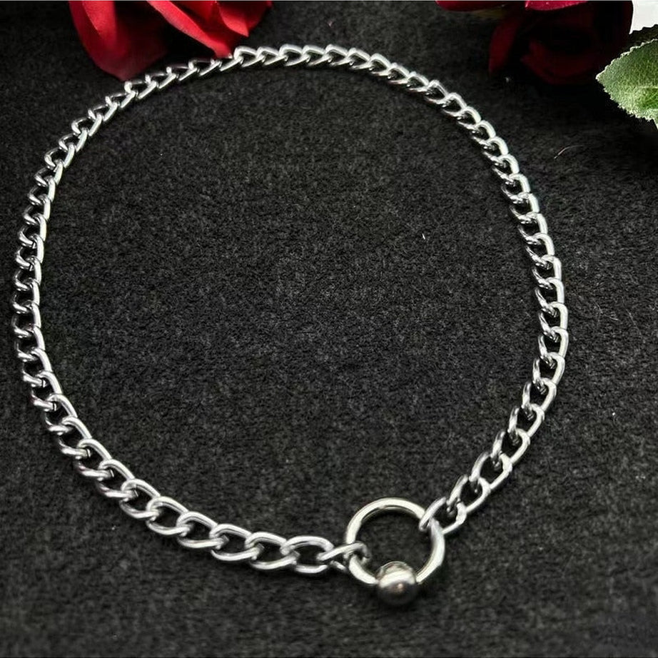 Edgy Geometric Choker Necklace Default Title Shoptery