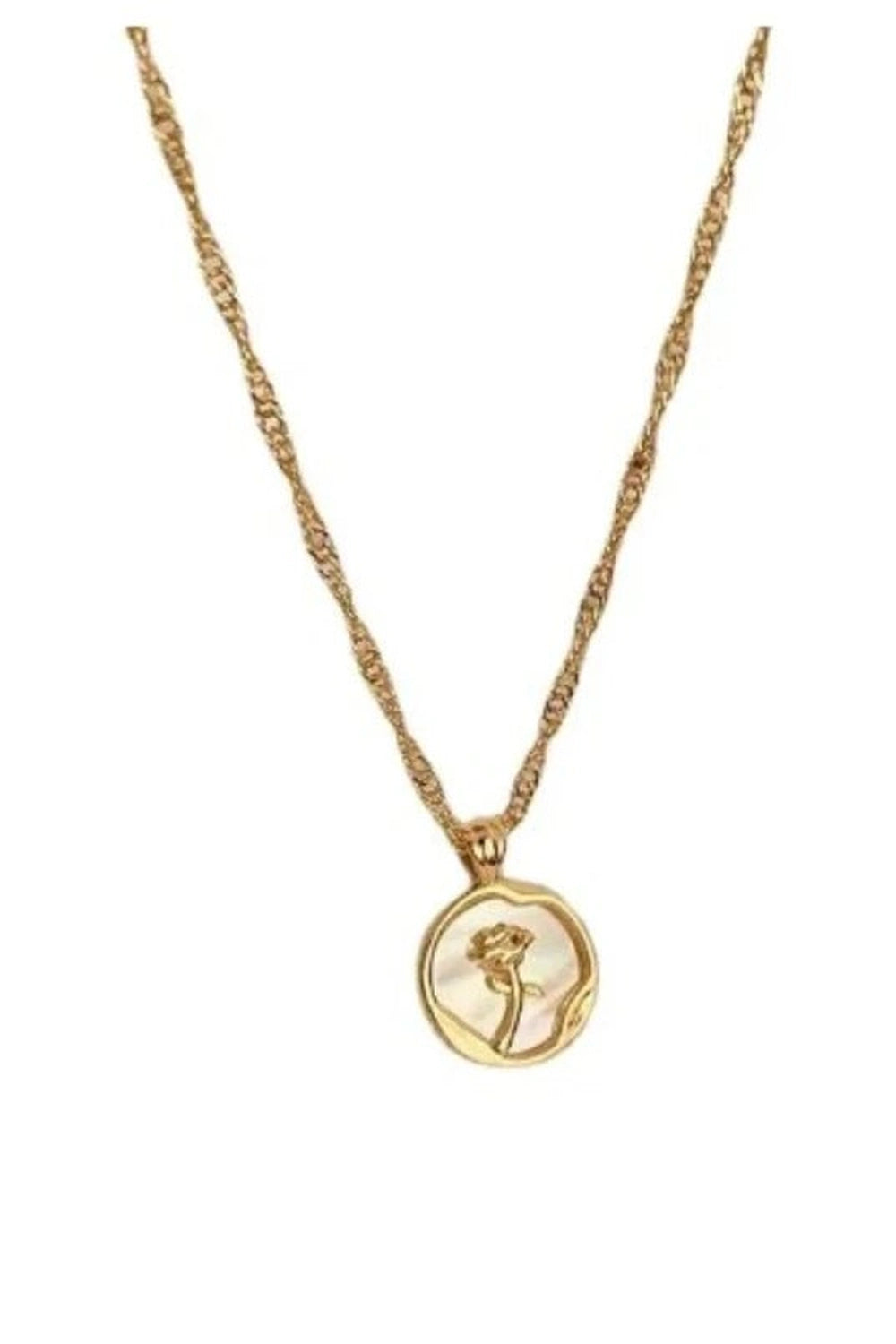 Golden Silhouette Pendant -